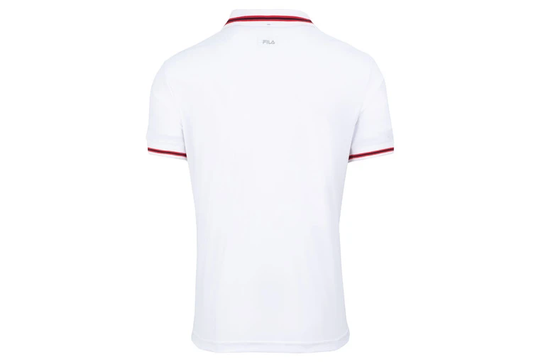 Fila Piro Tennispolo Wit Heren 2 Fila Piro Tennispolo Wit Heren - Afbeelding 2