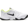 NikeCourt Jr. Lite 2 Tennisschoen Wit/zwart KIDS