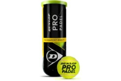 Dunlop Padel Pro Padelballen (3 Stuks) Geel