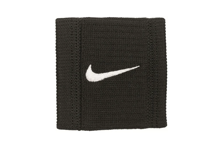 Nike Dri-fit Reveal Polsband Zwart/wit 1 Nike Dri-fit Reveal Polsband Zwart/wit