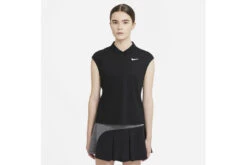 Nikecourt Victory Polo Zwart/wit Dames