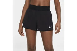 NikeCourt Flex Victory Tennisshort Zwart/wit Dames