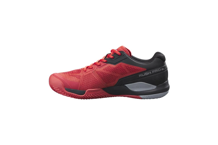 Wilson Rush Pro 3.5 Tennisschoen Rood/zwart Heren 2 Wilson Rush Pro 3.5 Tennisschoen Rood/zwart Heren - Afbeelding 2