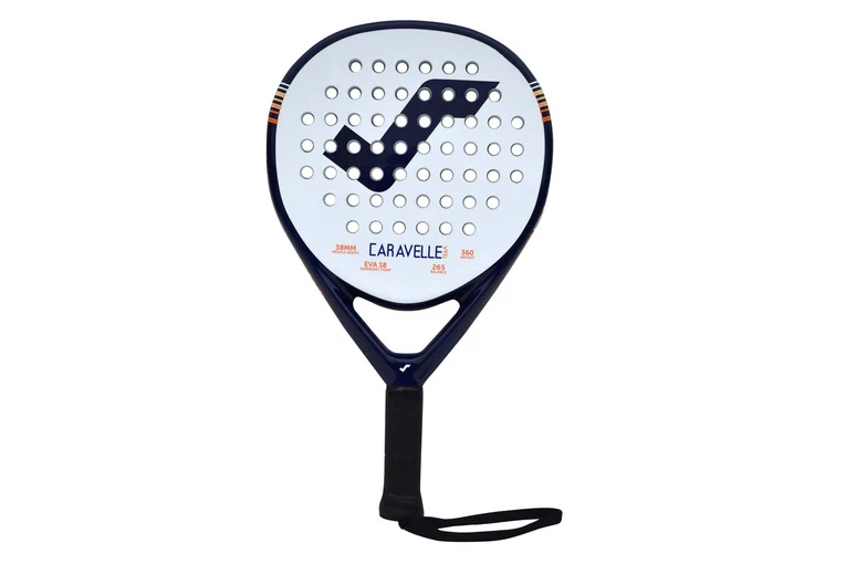 Snauwaert Caravelle Team Padelracket Blauw/wit Unisex 2 Snauwaert Caravelle Team Padelracket Blauw/wit Unisex - Afbeelding 2