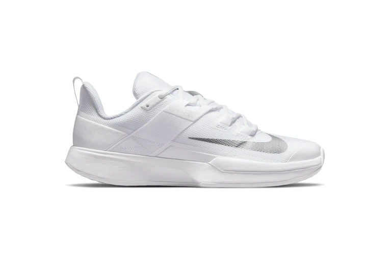 NikeCourt Vapor Lite HC Tennisschoen Wit/zilver Dames 1 NikeCourt Vapor Lite HC Tennisschoen Wit/zilver Dames