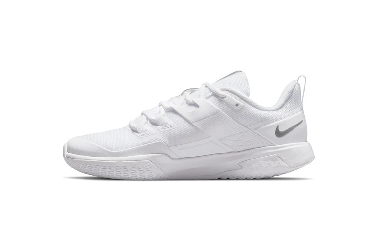 NikeCourt Vapor Lite HC Tennisschoen Wit/zilver Dames 2 NikeCourt Vapor Lite HC Tennisschoen Wit/zilver Dames - Afbeelding 2