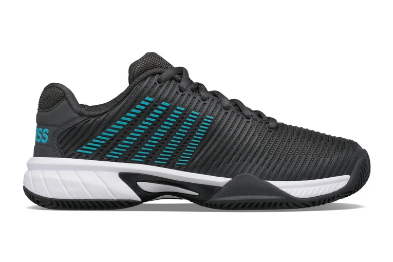 K-Swiss Hypercourt Express 2 HB Grijs/blauw KIDS 1 K-Swiss Hypercourt Express 2 HB Grijs/blauw KIDS