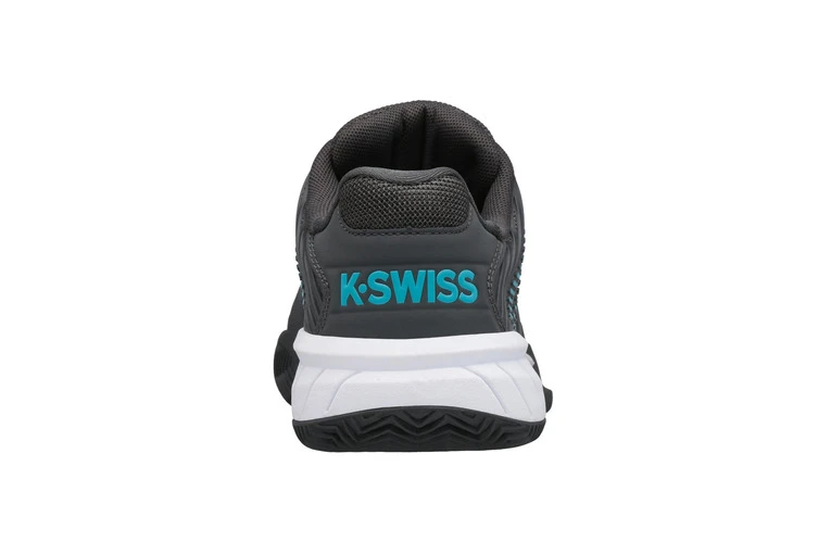 K-Swiss Hypercourt Express 2 HB Grijs/blauw KIDS 3 K-Swiss Hypercourt Express 2 HB Grijs/blauw KIDS - Afbeelding 3