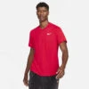 NikeCourt Dri-fit Victory Tennisshirt Rood Heren