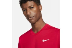 NikeCourt Dri-fit Victory Tennisshirt Rood Heren -Padel Profs Verkoop 37095335 3