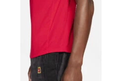 NikeCourt Dri-fit Victory Tennisshirt Rood Heren -Padel Profs Verkoop 37095335 4