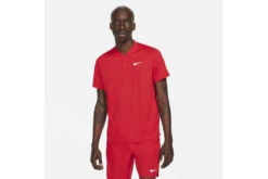 NikeCourt Dri-fit Tennispolo Rood Heren