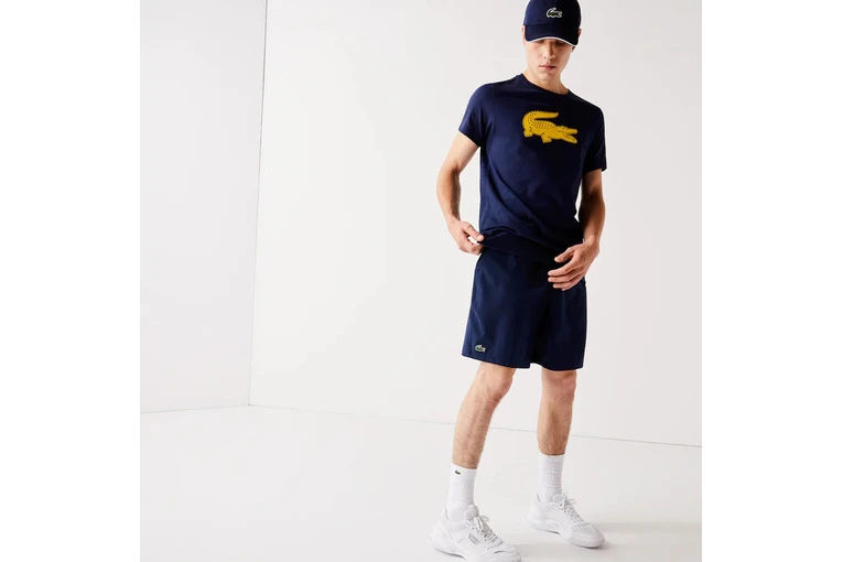 Lacoste Sport Tennisshort Blauw Heren 2 Lacoste Sport Tennisshort Blauw Heren - Afbeelding 2