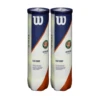 Wilson Roland Garros Clay Court Tennisballen 4-pack Geel