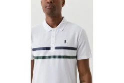 Björn Borg Ace Polo Wit/blauw/groen Heren -Padel Profs Verkoop 37097549 3