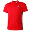 Fila Jamie Tennispolo Rood Heren
