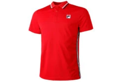 Fila Jamie Tennispolo Rood Heren