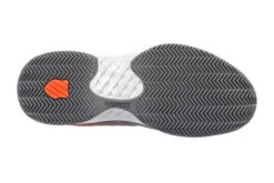 K-Swiss Hypercourt Express 2 HB Tennisschoen Grijs/spicy Oranje Heren -Padel Profs Verkoop 37100075 6