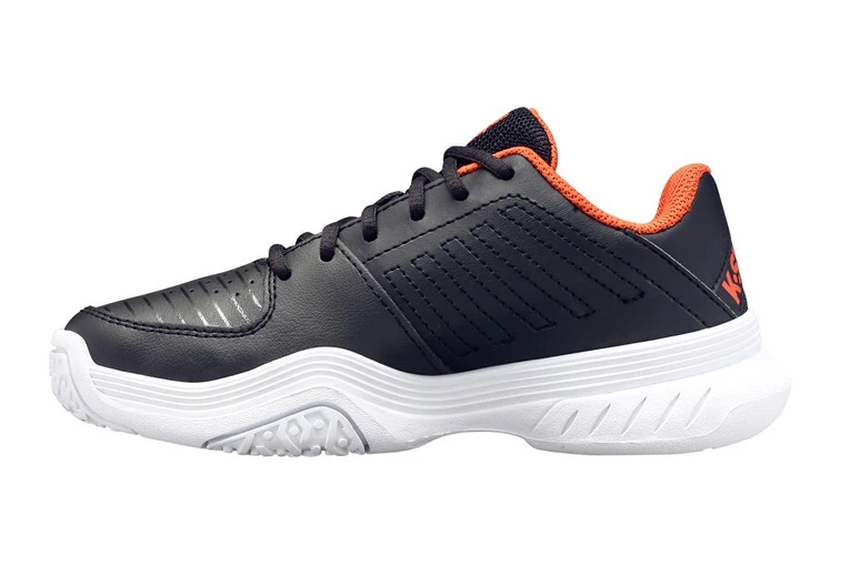 K-Swiss K.Swiss Court Express Omni Tennisschoen Zwart/spicy Oranje KIDS 2 K-Swiss K.Swiss Court Express Omni Tennisschoen Zwart/spicy Oranje KIDS - Afbeelding 2