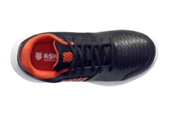 K-Swiss K.Swiss Court Express Omni Tennisschoen Zwart/spicy Oranje KIDS 8 K-Swiss K.Swiss Court Express Omni Tennisschoen Zwart/spicy Oranje KIDS -Padel Profs Verkoop 37100078 3