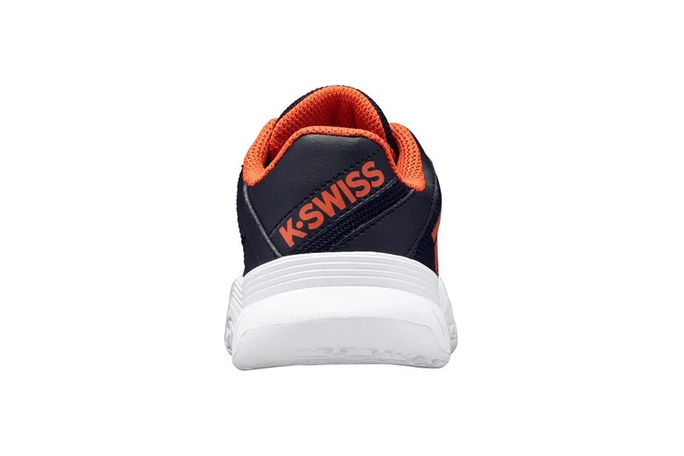 K-Swiss K.Swiss Court Express Omni Tennisschoen Zwart/spicy Oranje KIDS 5 K-Swiss K.Swiss Court Express Omni Tennisschoen Zwart/spicy Oranje KIDS - Afbeelding 5