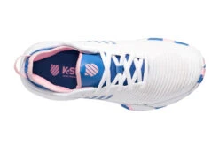 K-Swiss K.Swiss Hypercourt Supreme HB Tennisschoen Wit/blauw/roze Dames -Padel Profs Verkoop 37100096 3
