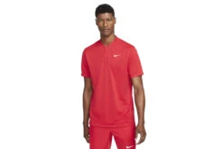NikeCourt Dri-FIT Polo University Red Heren