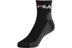 Fila Quarter Sportkousen Zwart Unisex