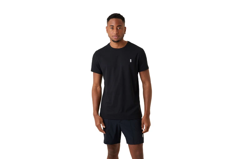 Björn Borg Ace T-Shirt Stripe Black Beauty Heren 1 Björn Borg Ace T-Shirt Stripe Black Beauty Heren