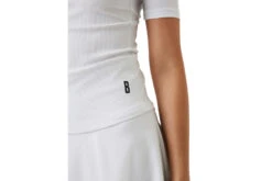 Björn Borg Ace Rib T-Shirt Stralend Wit Dames -Padel Profs Verkoop 37101302 4