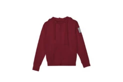 Vieux Jeu Gina FZ Hoodie Burgundy Dames