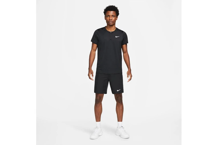 NikeCourt Dri-FIT Advantage Polo Zwart Heren 4 NikeCourt Dri-FIT Advantage Polo Zwart Heren - Afbeelding 4