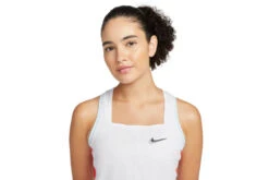 NikeCourt Dri-FIT Slam Tennistopje Wit/Team Orange/Glacier Blue/Zwart Dames -Padel Profs Verkoop 37104642 3