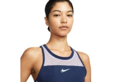 NikeCourt Dri-FIT Slam Tenniskleedje Midnight Navy/Light Arctic Pink/Glacier Blue/Wit Dames -Padel Profs Verkoop 37104645 3