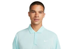 NikeCourt Dri-FIT Tennis Polo Glacier Blue/wit Heren -Padel Profs Verkoop 37104857 3