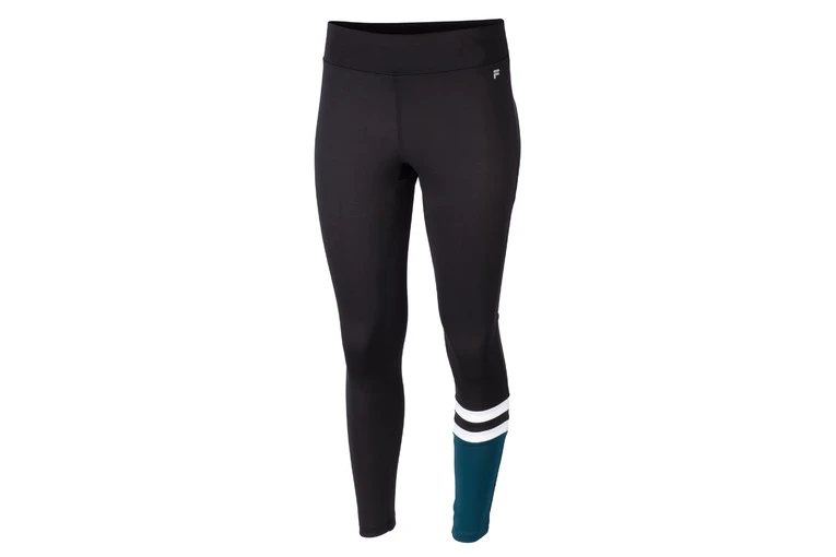 Fila Erica Legging Zwart/deep Teal Dames 1 Fila Erica Legging Zwart/deep Teal Dames