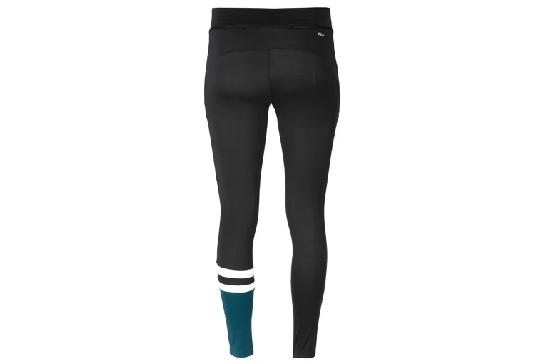 Fila Erica Legging Zwart/deep Teal Dames 2 Fila Erica Legging Zwart/deep Teal Dames - Afbeelding 2