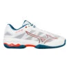 Mizuno Wave Exceed Light Clay Tennisschoen Wit/blauw/oranje Heren
