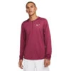 NikeCourt Dri-FIT Advantage Tennis Sweater Rosewood/wit Heren
