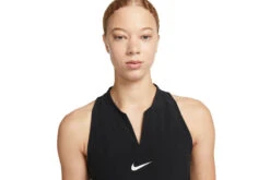 Nike Dri-FIT Advantage Tennis Kleedje Zwart/wit Dames -Padel Profs Verkoop 37107887 4