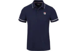 Fila New Court Polo Navy Heren