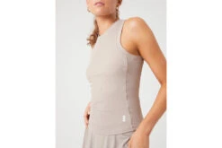 Björn Borg Ace Rib Tanktop Pocket Beige Dames -Padel Profs Verkoop 37108539 3