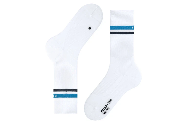 Falke TE4 Classic Tennissokken Wit/blauw Heren 5 Falke TE4 Classic Tennissokken Wit/blauw Heren - Afbeelding 5