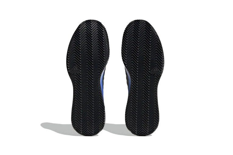 Adidas Adizero Ubersonic 4 Clay Court Tennisschoenen Grey Six / Silver Metallic / Solar Red Heren 3 Adidas Adizero Ubersonic 4 Clay Court Tennisschoenen Grey Six / Silver Metallic / Solar Red Heren - Afbeelding 3