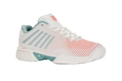 K-Swiss Hypercourt Express 2 HB Tennisschoen Wit/nile Blauw/desert Flower Dames -Padel Profs Verkoop 37112246 3