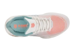 K-Swiss Hypercourt Express 2 HB Tennisschoen Wit/nile Blauw/desert Flower Dames -Padel Profs Verkoop 37112246 4