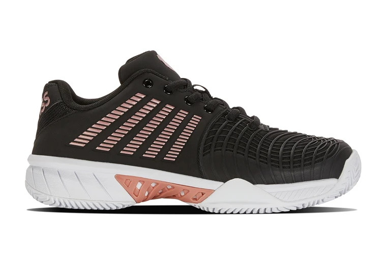 K-Swiss Express Light 3 HB Tennisschoen Zwart/rose Gold Dames 1 K-Swiss Express Light 3 HB Tennisschoen Zwart/rose Gold Dames