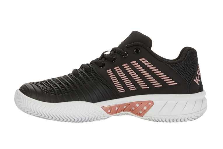 K-Swiss Express Light 3 HB Tennisschoen Zwart/rose Gold Dames 2 K-Swiss Express Light 3 HB Tennisschoen Zwart/rose Gold Dames - Afbeelding 2