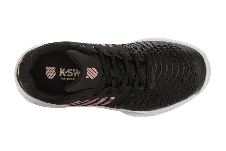 K-Swiss Express Light 3 HB Tennisschoen Zwart/rose Gold Dames 4 K-Swiss Express Light 3 HB Tennisschoen Zwart/rose Gold Dames - Afbeelding 4