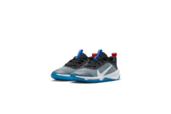 Nike Omni Multi-Court Tennisschoenen Cool Grey/Zwart/Light Crimson/Photo Blue KIDS -Padel Profs Verkoop 37112809 3